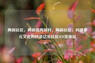 两碗社区，两碗镇两碗村，两碗社区，构建多元文化的桥梁亿乐社区SUP货源站